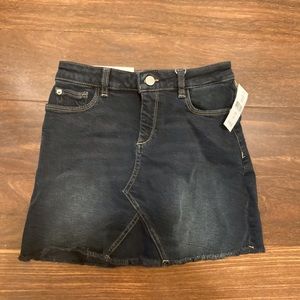 NWT Girls DL1961 Jean/Denim Skirt - size 12, black